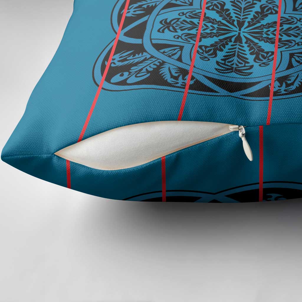 Lesotho Seanamarena - Kharetsa Pillow Cover Basotho Traditional Blanket Style - Wonder Print Shop