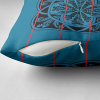 Lesotho Seanamarena - Kharetsa Pillow Cover Basotho Traditional Blanket Style - Wonder Print Shop