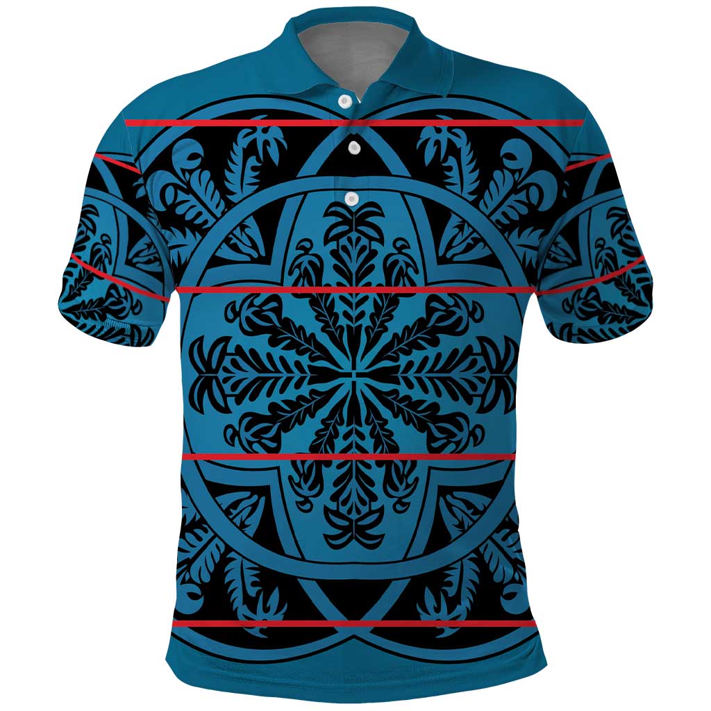 Lesotho Seanamarena - Kharetsa Polo Shirt Basotho Traditional Blanket Style - Wonder Print Shop