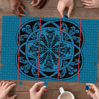 Lesotho Seanamarena - Kharetsa Puzzle Basotho Traditional Blanket Style - Wonder Print Shop