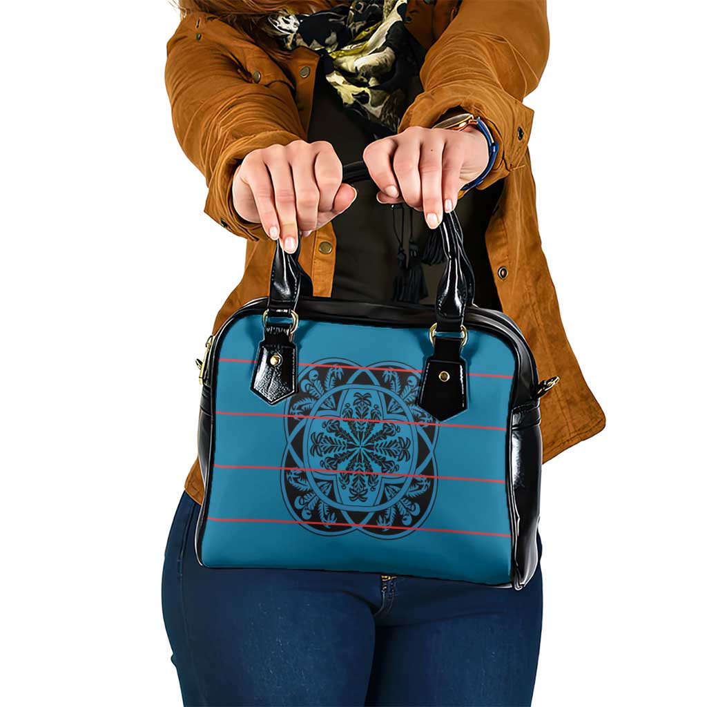 Lesotho Seanamarena - Kharetsa Shoulder Handbag Basotho Traditional Blanket Style - Wonder Print Shop