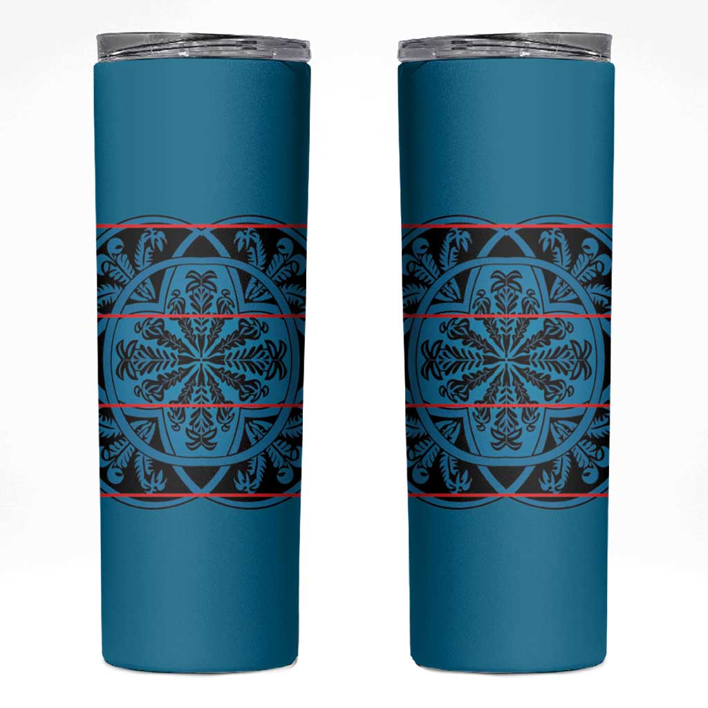 Lesotho Seanamarena - Kharetsa Skinny Tumbler Basotho Traditional Blanket Style - Wonder Print Shop