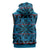 Lesotho Seanamarena - Kharetsa Sleeveless Hoodie Basotho Traditional Blanket Style - Wonder Print Shop