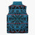 Lesotho Seanamarena - Kharetsa Sleeveless Puffer Jacket Basotho Traditional Blanket Style - Wonder Print Shop