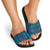 Lesotho Seanamarena - Kharetsa Slide Sandals Basotho Traditional Blanket Style - Wonder Print Shop
