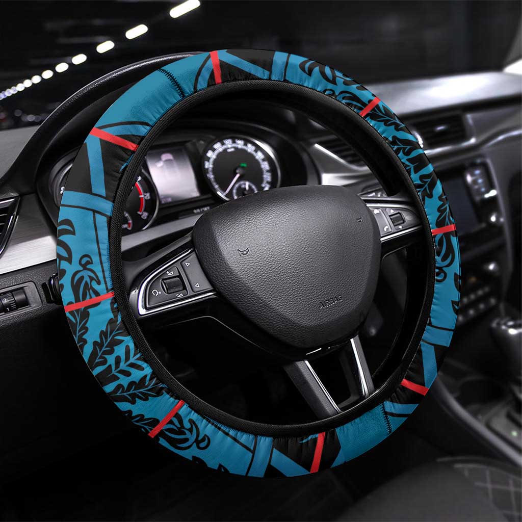 Lesotho Seanamarena - Kharetsa Steering Wheel Cover Basotho Traditional Blanket Style - Wonder Print Shop