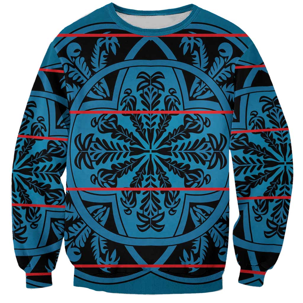 Lesotho Seanamarena - Kharetsa Sweatshirt Basotho Traditional Blanket Style - Wonder Print Shop
