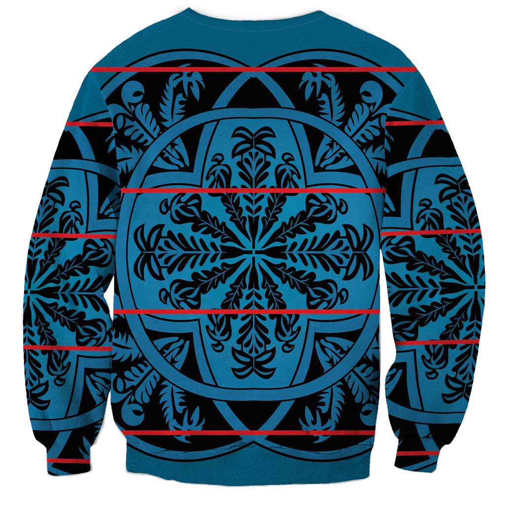 Lesotho Seanamarena - Kharetsa Sweatshirt Basotho Traditional Blanket Style - Wonder Print Shop
