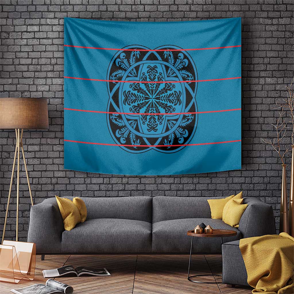 Lesotho Seanamarena - Kharetsa Tapestry Basotho Traditional Blanket Style - Wonder Print Shop
