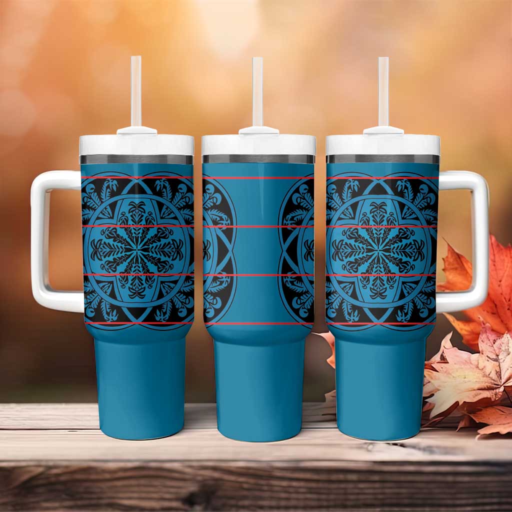 Lesotho Seanamarena - Kharetsa Tumbler With Handle Basotho Traditional Blanket Style - Wonder Print Shop