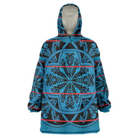 Lesotho Seanamarena - Kharetsa Wearable Blanket Hoodie Basotho Traditional Blanket Style - Wonder Print Shop