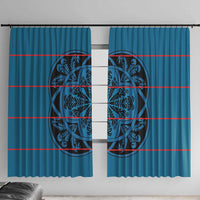 Lesotho Seanamarena - Kharetsa Window Curtain Basotho Traditional Blanket Style - Wonder Print Shop