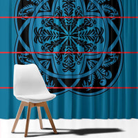 Lesotho Seanamarena - Kharetsa Window Curtain Basotho Traditional Blanket Style - Wonder Print Shop