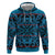 Lesotho Seanamarena - Kharetsa Zip Hoodie Basotho Traditional Blanket Style - Wonder Print Shop