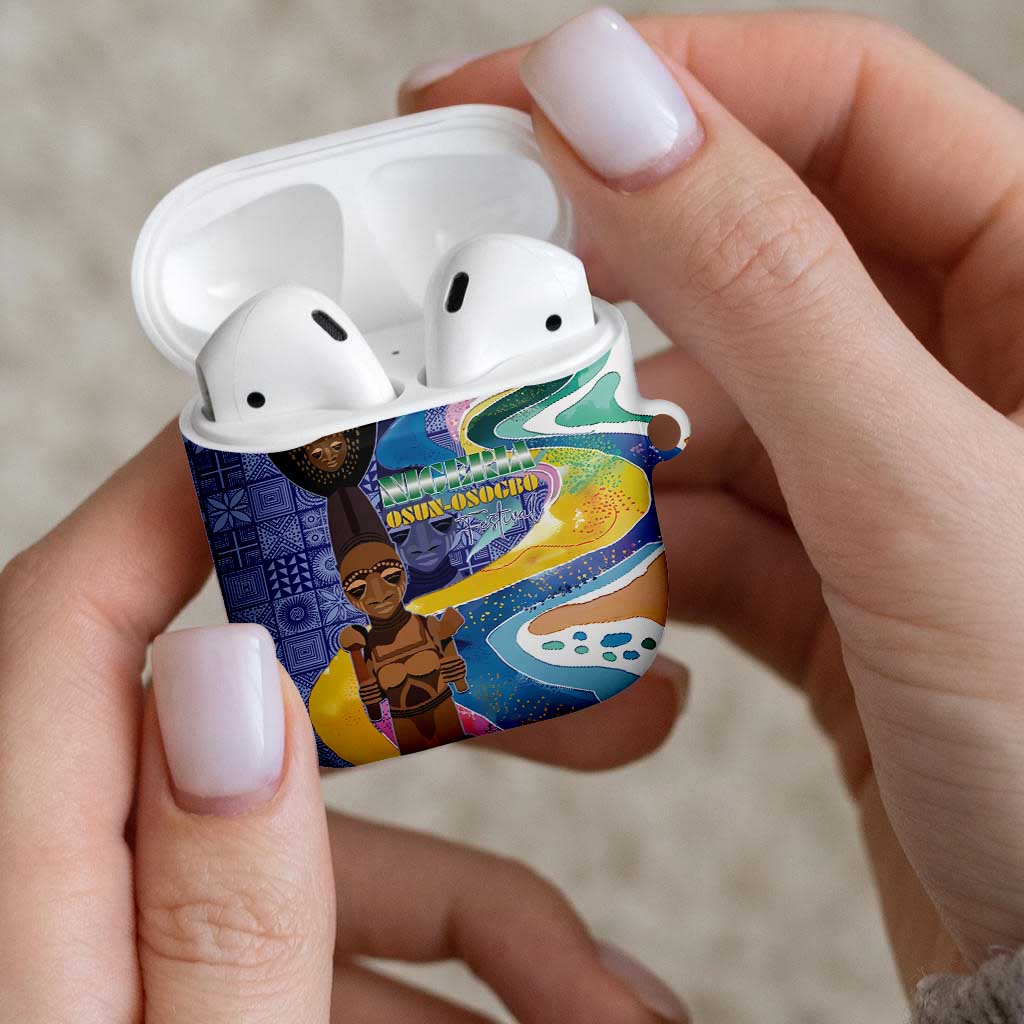 Nigeria Osun-Osogbo Festival AirPods Case Oshun God - Yoruba Pattern - Wonder Print Shop