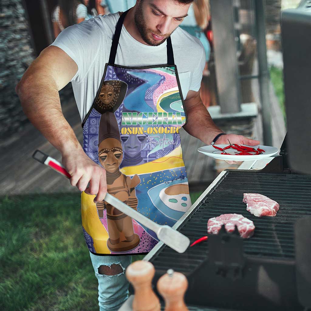Nigeria Osun-Osogbo Festival Apron Oshun God - Yoruba Pattern - Wonder Print Shop