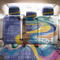 Nigeria Osun-Osogbo Festival Back Car Seat Cover Oshun God - Yoruba Pattern - Wonder Print Shop