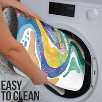 Nigeria Osun-Osogbo Festival Bathroom Set Oshun God - Yoruba Pattern - Wonder Print Shop