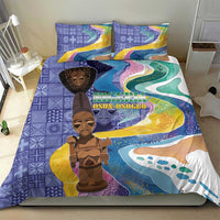 Nigeria Osun-Osogbo Festival Bedding Set Oshun God - Yoruba Pattern - Wonder Print Shop