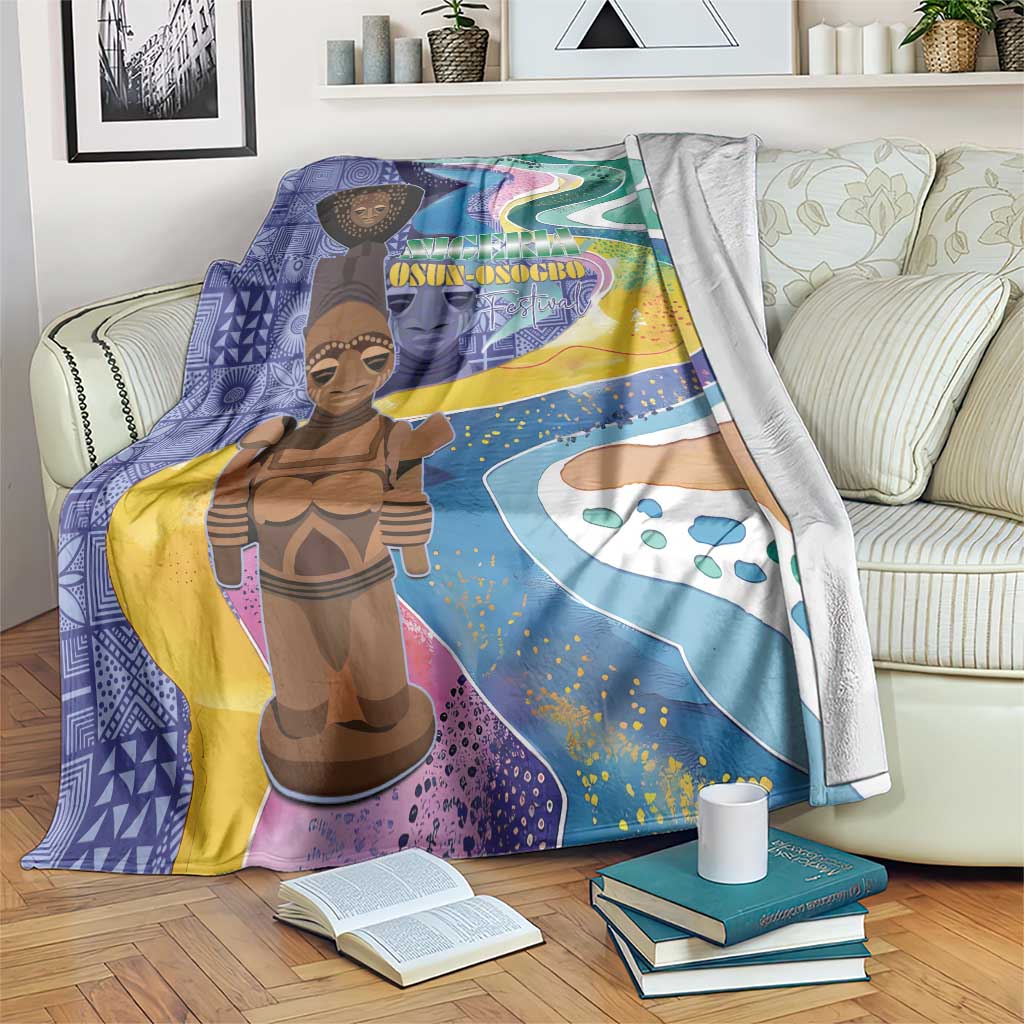 Nigeria Osun-Osogbo Festival Blanket Oshun God - Yoruba Pattern - Wonder Print Shop