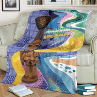Nigeria Osun-Osogbo Festival Blanket Oshun God - Yoruba Pattern - Wonder Print Shop