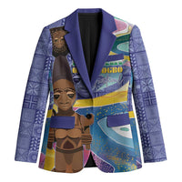 Nigeria Osun-Osogbo Festival Blazer Oshun God - Yoruba Pattern - Wonder Print Shop