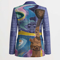 Nigeria Osun-Osogbo Festival Blazer Oshun God - Yoruba Pattern - Wonder Print Shop