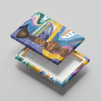 Nigeria Osun-Osogbo Festival Canvas Wall Art Oshun God - Yoruba Pattern - Wonder Print Shop