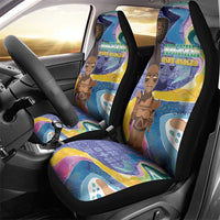 Nigeria Osun-Osogbo Festival Car Seat Cover Oshun God - Yoruba Pattern - Wonder Print Shop