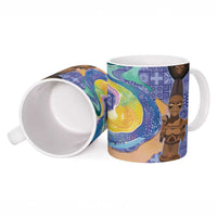 Nigeria Osun-Osogbo Festival Ceramic Mug Oshun God - Yoruba Pattern - Wonder Print Shop