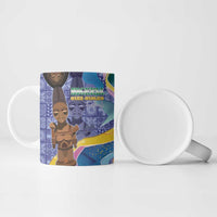 Nigeria Osun-Osogbo Festival Ceramic Mug Oshun God - Yoruba Pattern - Wonder Print Shop