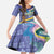 Nigeria Osun-Osogbo Festival Family Matching Tank Maxi Dress and Hawaiian Shirt Oshun God - Yoruba Pattern - Wonder Print Shop