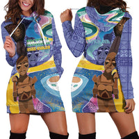 Nigeria Osun-Osogbo Festival Hoodie Dress Oshun God - Yoruba Pattern - Wonder Print Shop