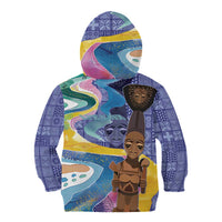 Nigeria Osun-Osogbo Festival Kid Hoodie Oshun God - Yoruba Pattern - Wonder Print Shop