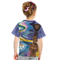 Nigeria Osun-Osogbo Festival Kid T Shirt Oshun God - Yoruba Pattern - Wonder Print Shop