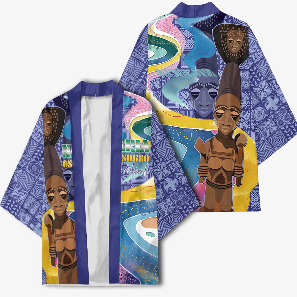 Nigeria Osun-Osogbo Festival Kimono Oshun God - Yoruba Pattern - Wonder Print Shop
