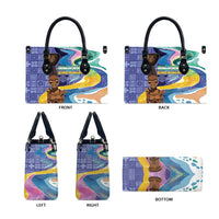 Nigeria Osun-Osogbo Festival Leather Bag Oshun God - Yoruba Pattern - Wonder Print Shop