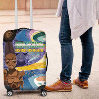 Nigeria Osun-Osogbo Festival Luggage Cover Oshun God - Yoruba Pattern - Wonder Print Shop