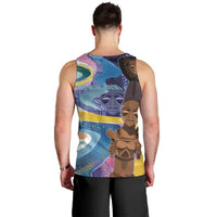Nigeria Osun-Osogbo Festival Men Tank Top Oshun God - Yoruba Pattern - Wonder Print Shop