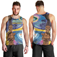 Nigeria Osun-Osogbo Festival Men Tank Top Oshun God - Yoruba Pattern - Wonder Print Shop