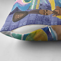 Nigeria Osun-Osogbo Festival Pillow Cover Oshun God - Yoruba Pattern - Wonder Print Shop