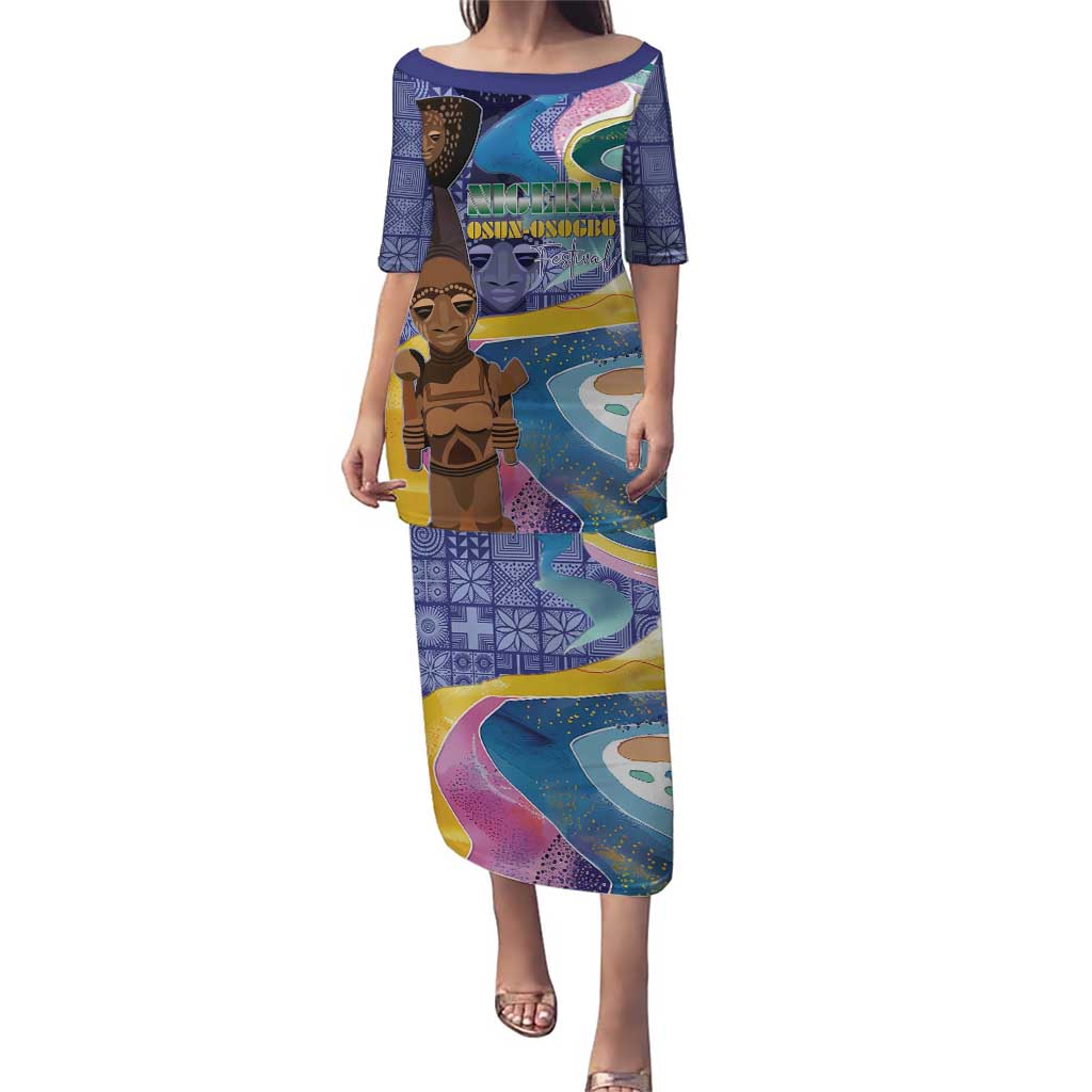 Nigeria Osun-Osogbo Festival Puletasi Oshun God - Yoruba Pattern - Wonder Print Shop