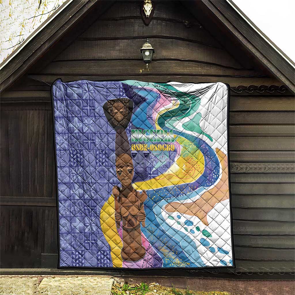 Nigeria Osun-Osogbo Festival Quilt Oshun God - Yoruba Pattern - Wonder Print Shop