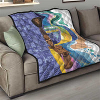 Nigeria Osun-Osogbo Festival Quilt Oshun God - Yoruba Pattern - Wonder Print Shop