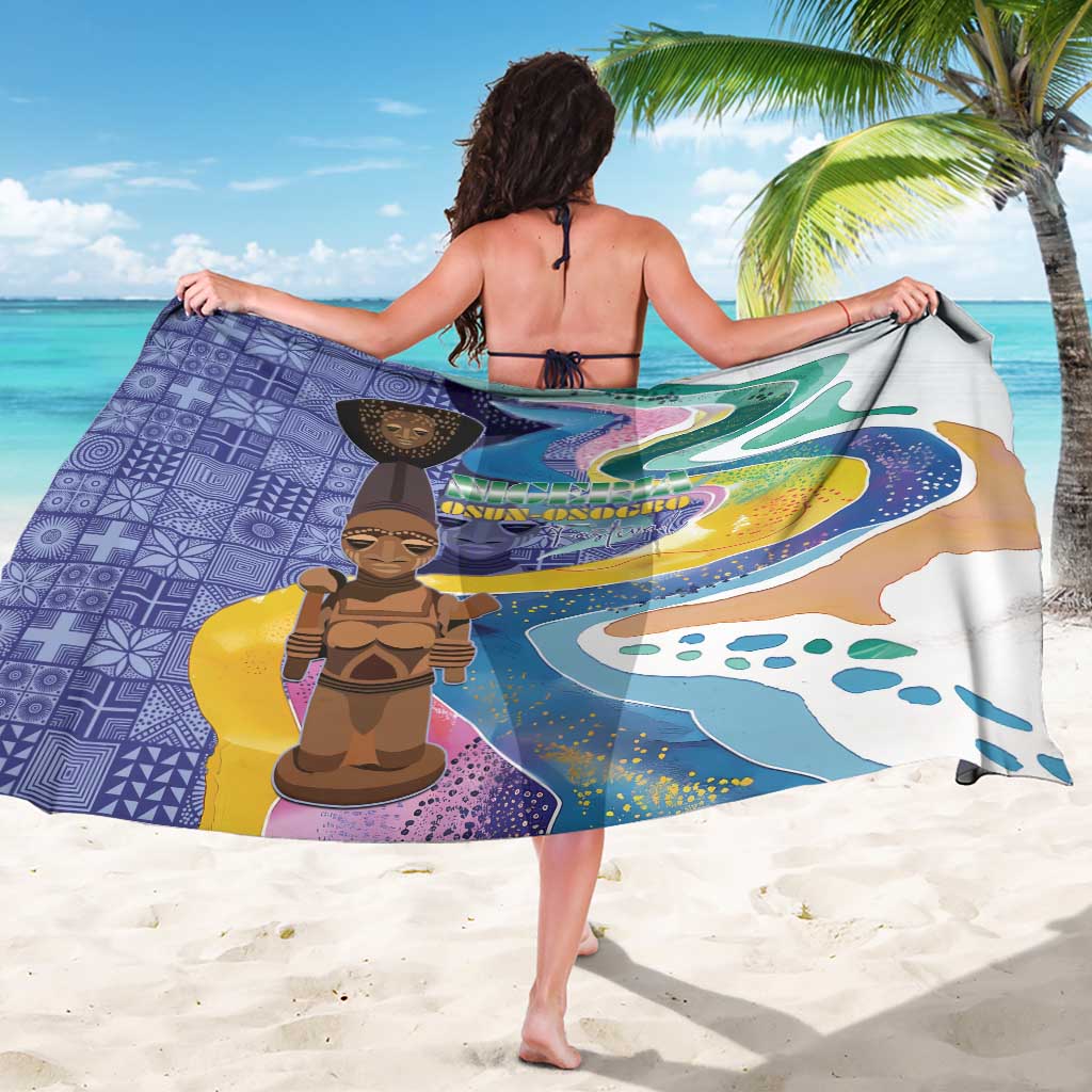 Nigeria Osun-Osogbo Festival Sarong Oshun God - Yoruba Pattern - Wonder Print Shop