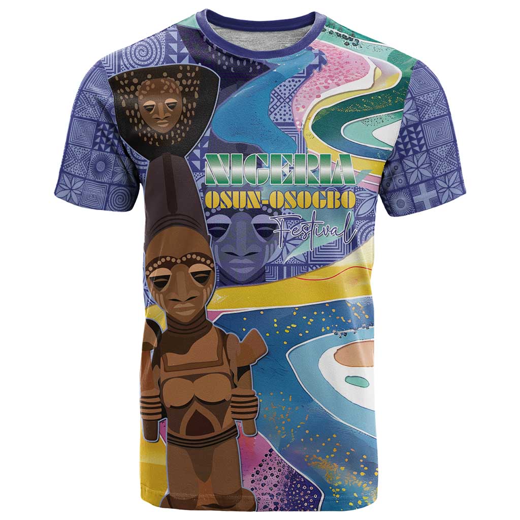 Nigeria Osun-Osogbo Festival T Shirt Oshun God - Yoruba Pattern - Wonder Print Shop