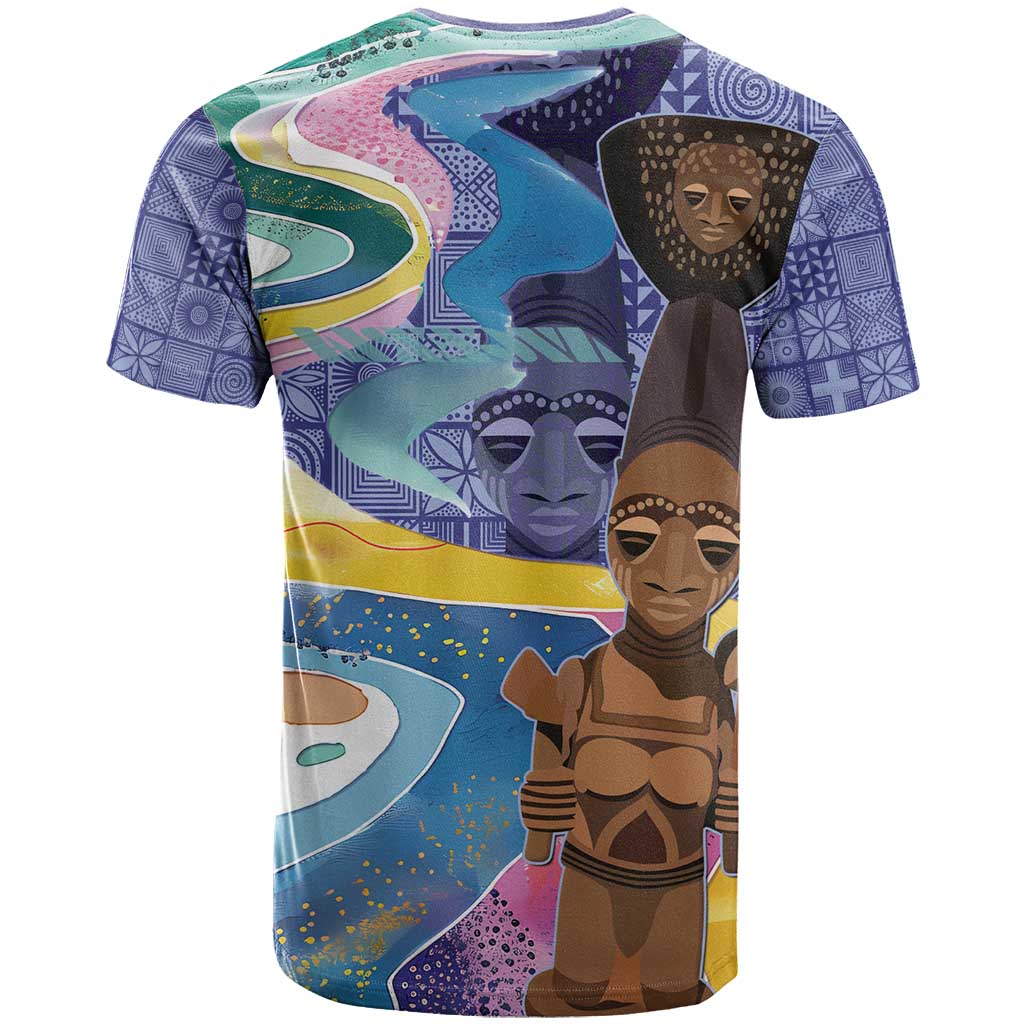 Nigeria Osun-Osogbo Festival T Shirt Oshun God - Yoruba Pattern - Wonder Print Shop