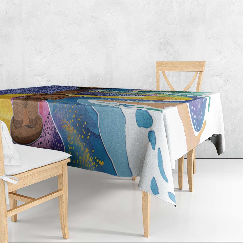 Nigeria Osun-Osogbo Festival Tablecloth Oshun God - Yoruba Pattern - Wonder Print Shop