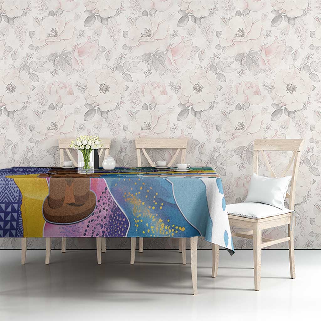 Nigeria Osun-Osogbo Festival Tablecloth Oshun God - Yoruba Pattern - Wonder Print Shop