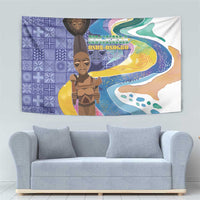 Nigeria Osun-Osogbo Festival Tapestry Oshun God - Yoruba Pattern - Wonder Print Shop